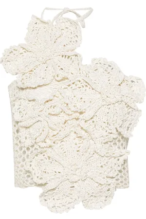 Cult Gaia Top de ganchillo Nazanin