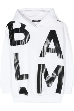 Balmain Sudadera con capucha y logo