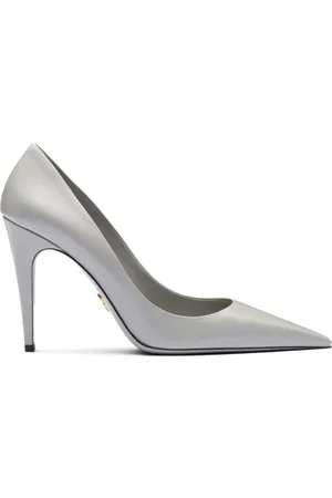 Prada Zapatos de tacón con efecto cepillado