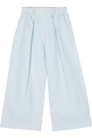 MONNALISA Pantalones anchos a rayas diplomáticas