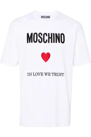 Moschino Camiseta con logo bordado
