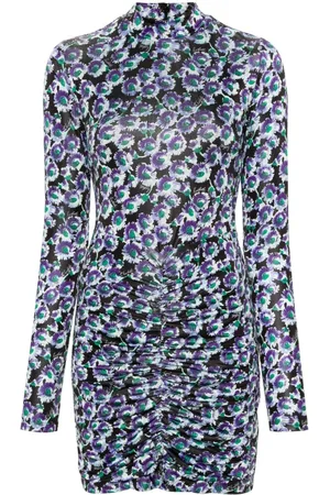 ROTATE Vestido corto con estampado floral