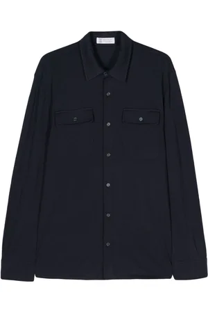 Brunello Cucinelli Camisa con cuello clásico