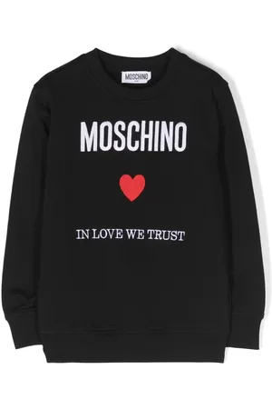 Moschino Sudadera con eslogan bordado