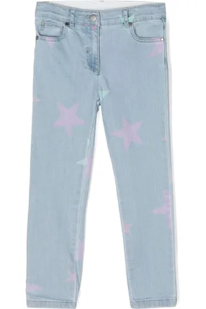 Stella McCartney Vaqueros skinny con motivo de estrellas