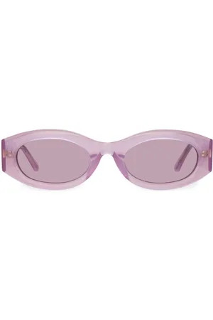 Linda Farrow Gafas de sol Berta con montura oval de x The Attico