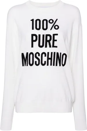 Moschino Jersey con eslogan en intarsia