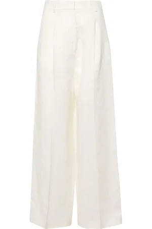 J.W.Anderson Pantalones palazzo con franjas del logo