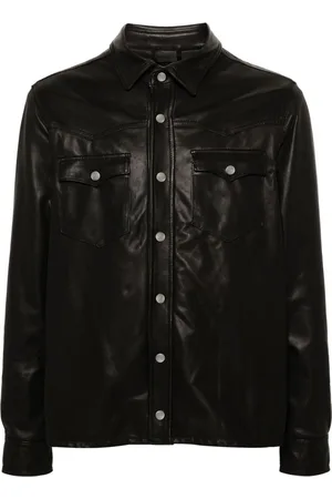 GIORGIO BRATO Sobrecamisa de piel