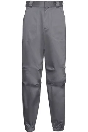Prada Pantalones rectos con logo triangular