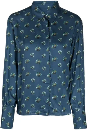 Maison Kitsuné Camisa con estampado floral