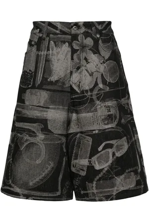 OFF-WHITE Pantalones cortos Xray en jacquard