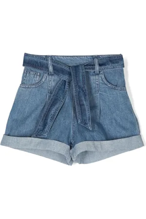 PHILOSOPHY DI LORENZO SERAFINI Pantalones vaqueros cortos con cinturón