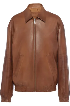Prada Chaqueta con logo triangular