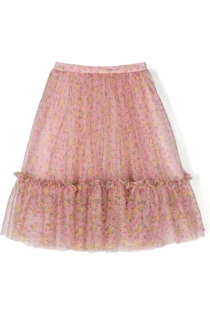 PHILOSOPHY DI LORENZO SERAFINI Falda de tul con estampado floral