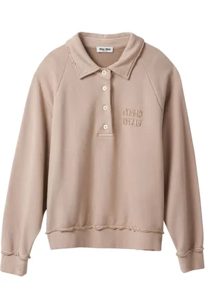 Miu Miu Polo con aplique del logo