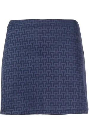 The Upside Skorts con monograma en jacquard
