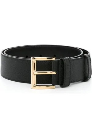 Prada Cinturón con placa del logo