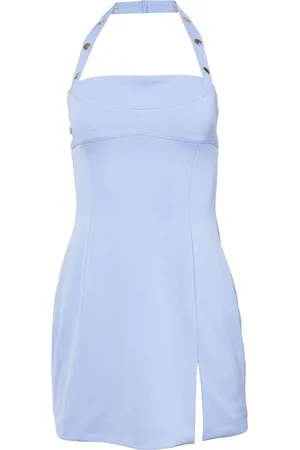 FLEUR DU MAL Vestido corto Snap con cuello halter