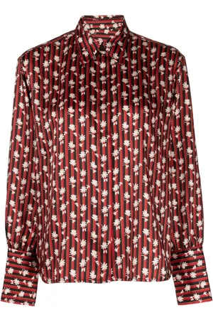 Maison Kitsuné Camisa con estampado floral