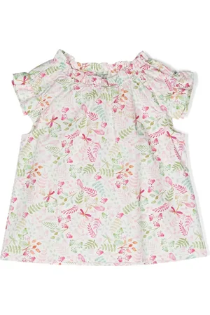 Il gufo Blusa con estampado floral