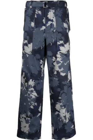 Maison Kitsuné Vaqueros rectos con estampado abstracto