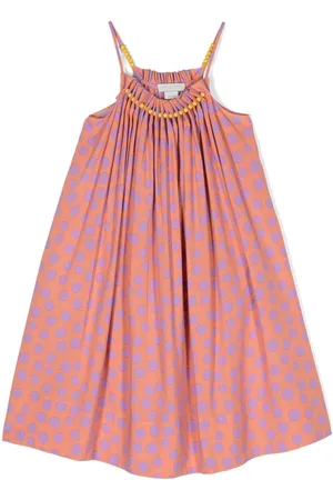 Stella McCartney Vestido con tirantes y motivo de lunares