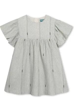 Kenzo Vestido con logo estampado