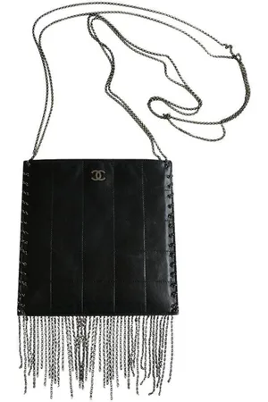 CHANEL Bandolera Choco Bar con flecos 2003