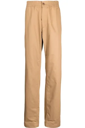 Maison Kitsuné Pantalones rectos de talle medio