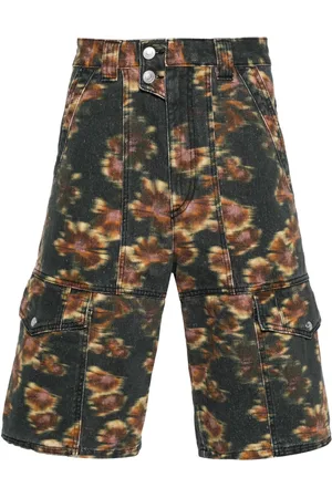 Isabel Marant Bermudas cargo Jemuel con estampado abstracto