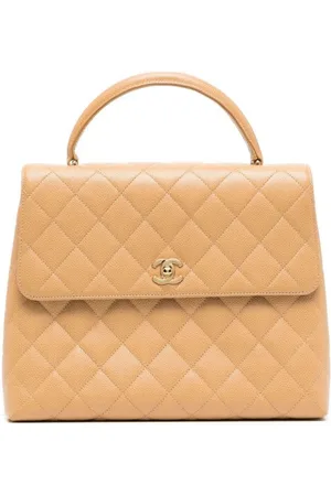 CHANEL Bolso shopper con acolchado a rombos 2001