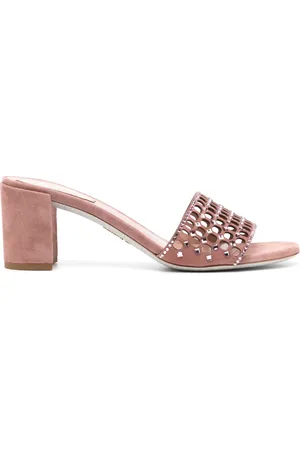 RENE CAOVILLA Mules Ginger con tacón de 60 mm