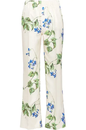 Prada Pantalones con estampado floral
