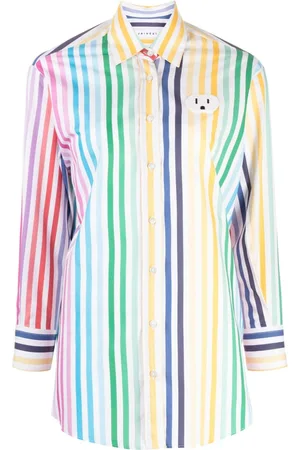 JOSHUA SANDERS Camisa a rayas con motivo smiley