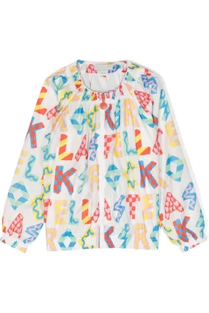 Stella McCartney Chaqueta bomber con logo estampado