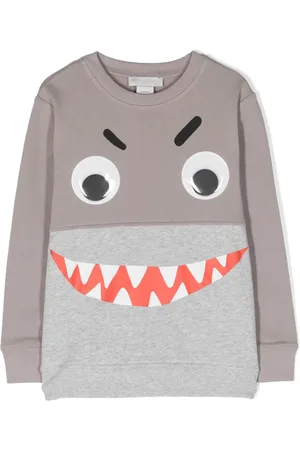 Stella McCartney Sudadera Shark Face con diseño colour block
