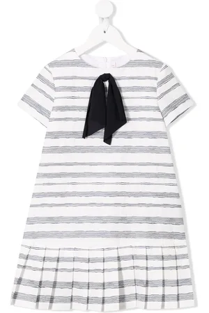 Il gufo Vestido a rayas con lazo de cinta