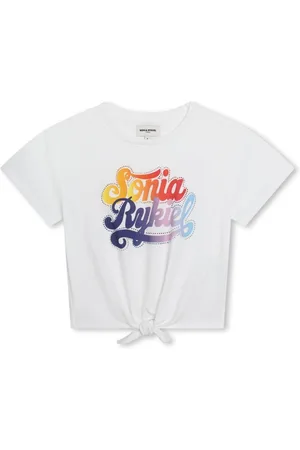Sonia Rykiel Enfant Camiseta con logo estampado