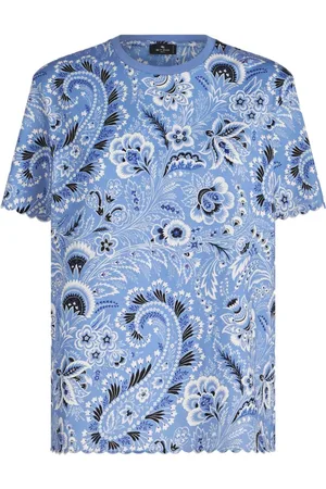 Etro Camiseta con motivo de bandana