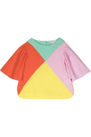 Stella McCartney Camiseta con diseño colour block