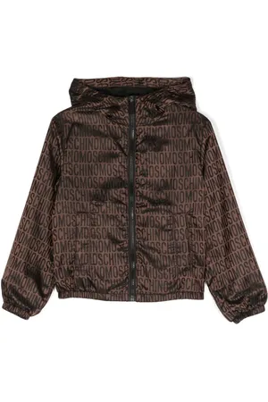 Moschino Chaqueta con logo en jacquard
