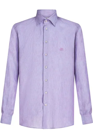Etro Camisa con bordado Pegaso