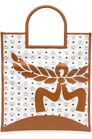 MCM Bolso shopper Aren Lauren Visetos extragrande