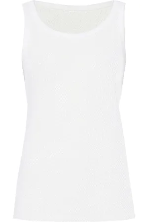 Proenza Schouler Top sin mangas Kiki perforado