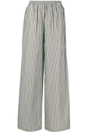 FORTE FORTE Pantalones anchos a rayas