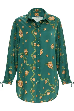 Agua by Agua Bendita Camisa Cecilia Esotérico con estampado floral