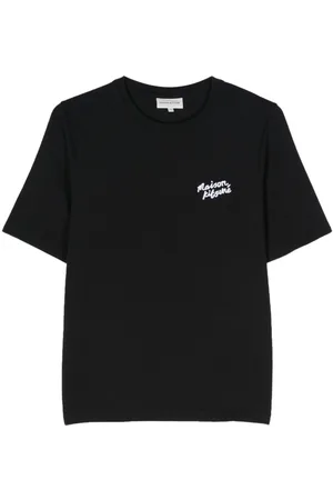 Maison Kitsuné Camiseta con logo bordado