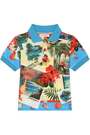 Dolce & Gabbana Polo con estampado gráfico