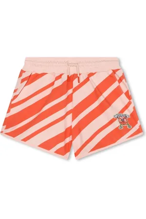 Kenzo Pantalones cortos a rayas diagonales